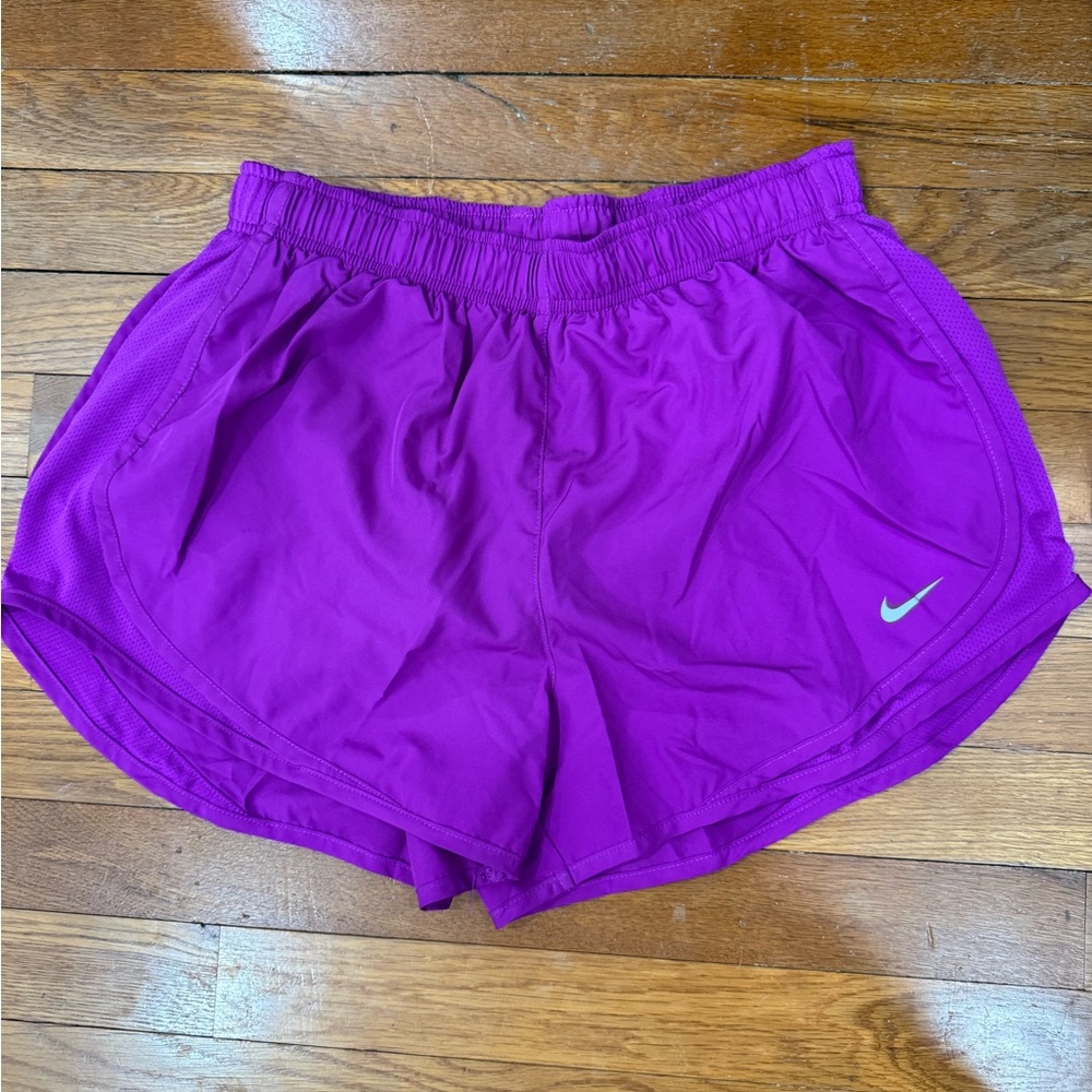 Nike Women's Vibrant Purple Athletic Shorts